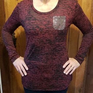 Rock & Roll Cowgirl Shirt, Size XL